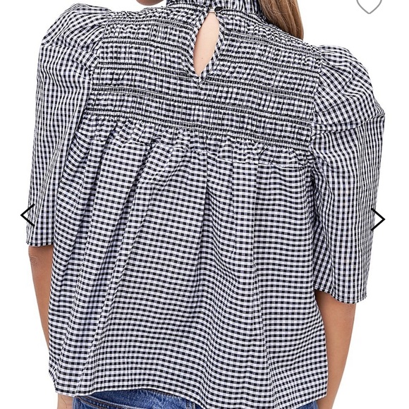 En Saison Gingham top xs - Picture 2 of 7